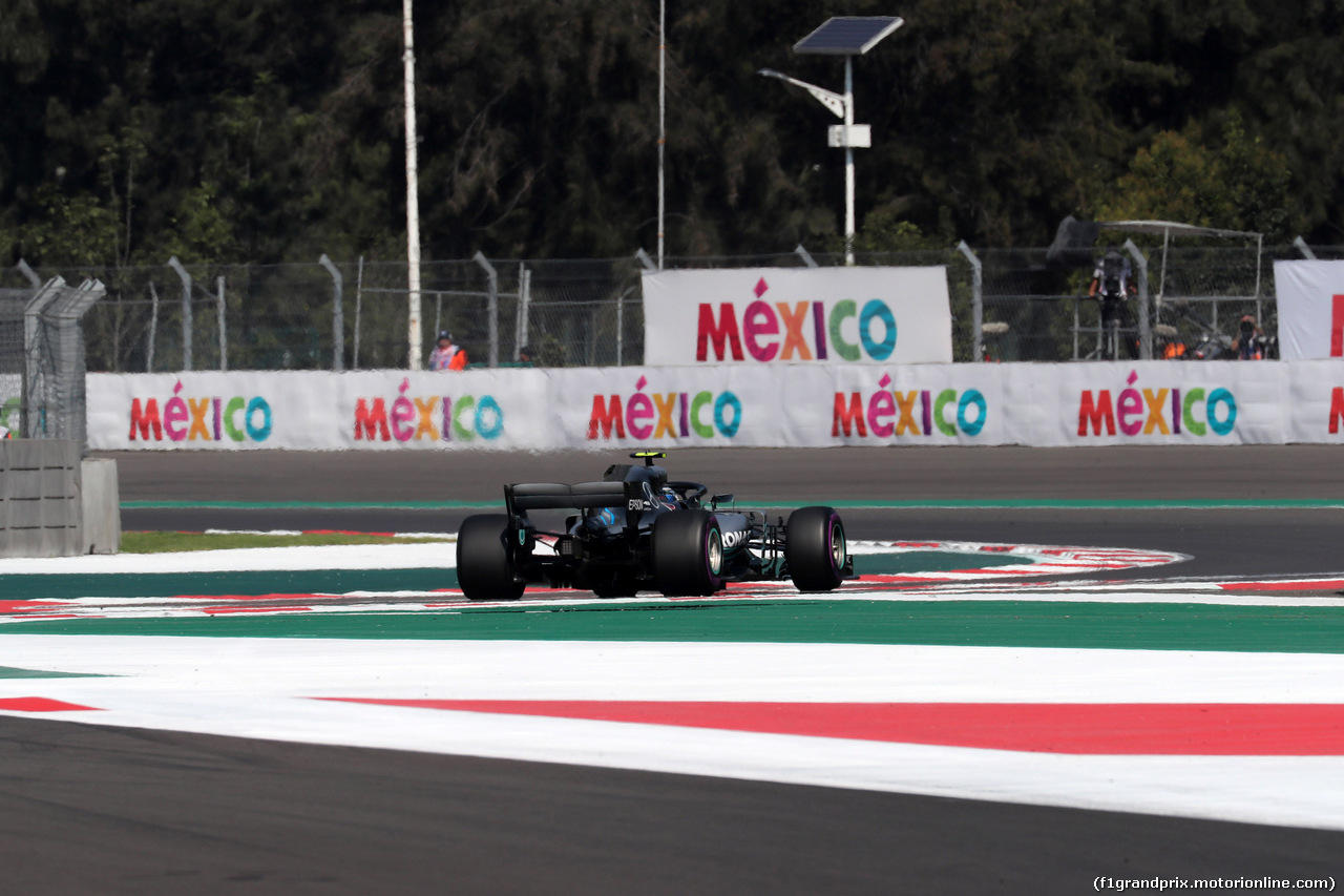 GP MESSICO, 26.10.2018 - Prove Libere 1, Valtteri Bottas (FIN) Mercedes AMG F1 W09