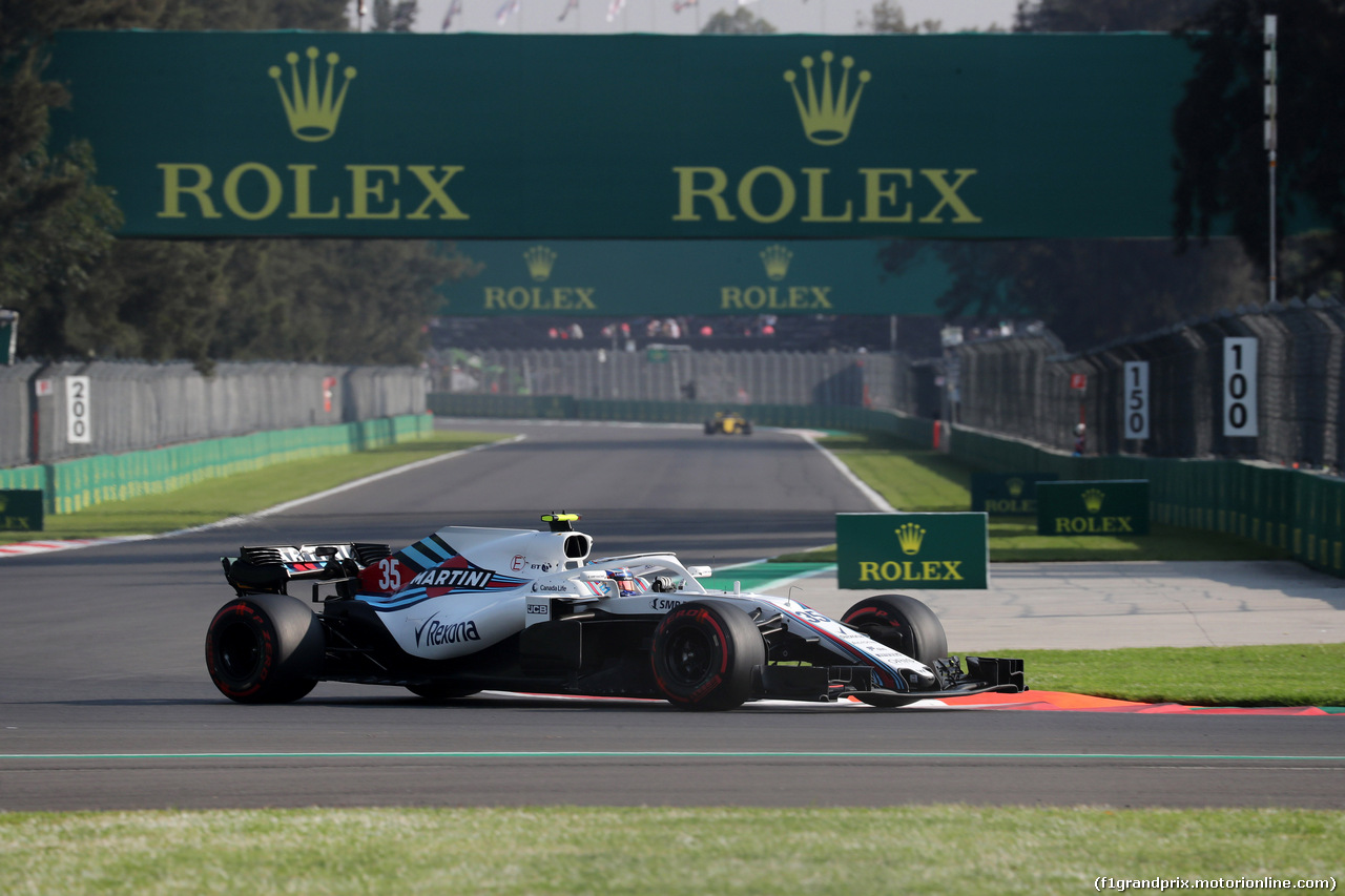 GP MESSICO, 26.10.2018 - Prove Libere 1, Sergey Sirotkin (RUS) Williams FW41