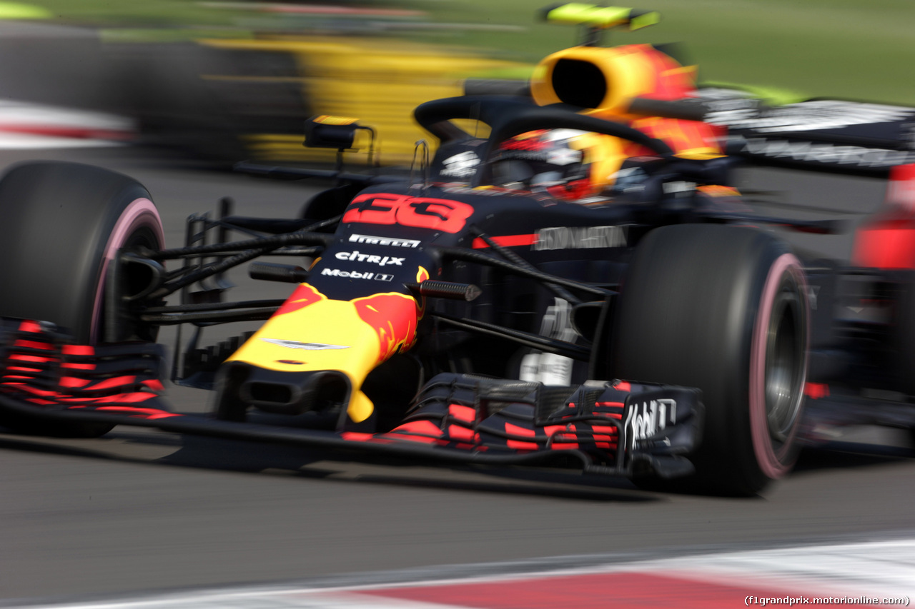 GP MESSICO, 26.10.2018 - Prove Libere 1, Max Verstappen (NED) Red Bull Racing RB14