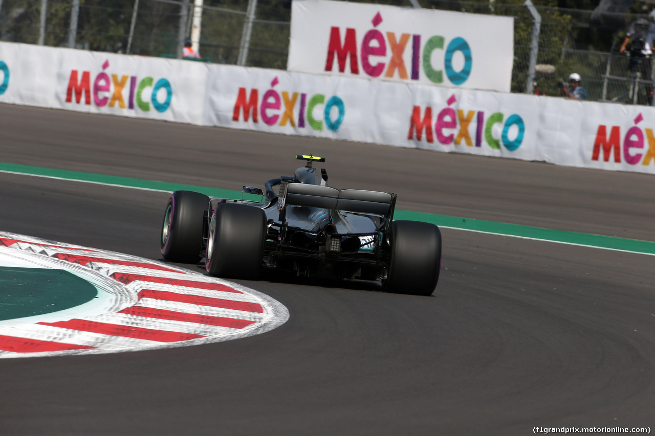 GP MESSICO, 26.10.2018 - Prove Libere 1, Valtteri Bottas (FIN) Mercedes AMG F1 W09