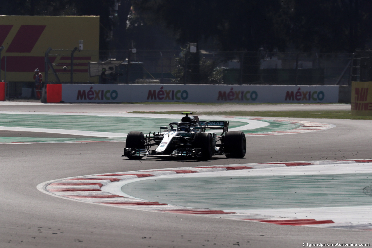 GP MESSICO, 26.10.2018 - Prove Libere 1, Valtteri Bottas (FIN) Mercedes AMG F1 W09