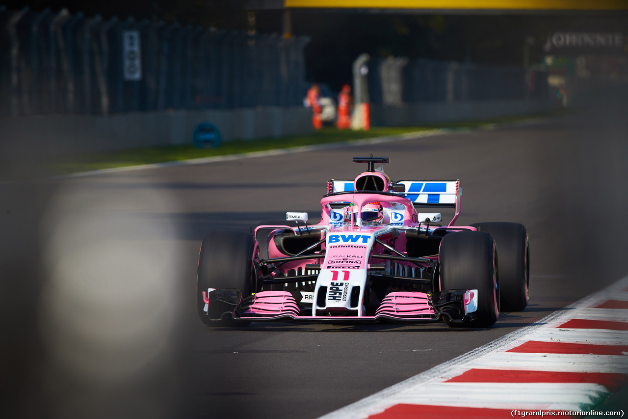 GP MESSICO, 26.10.2018 - Prove Libere 1, Sergio Perez (MEX) Racing Point Force India F1 VJM11