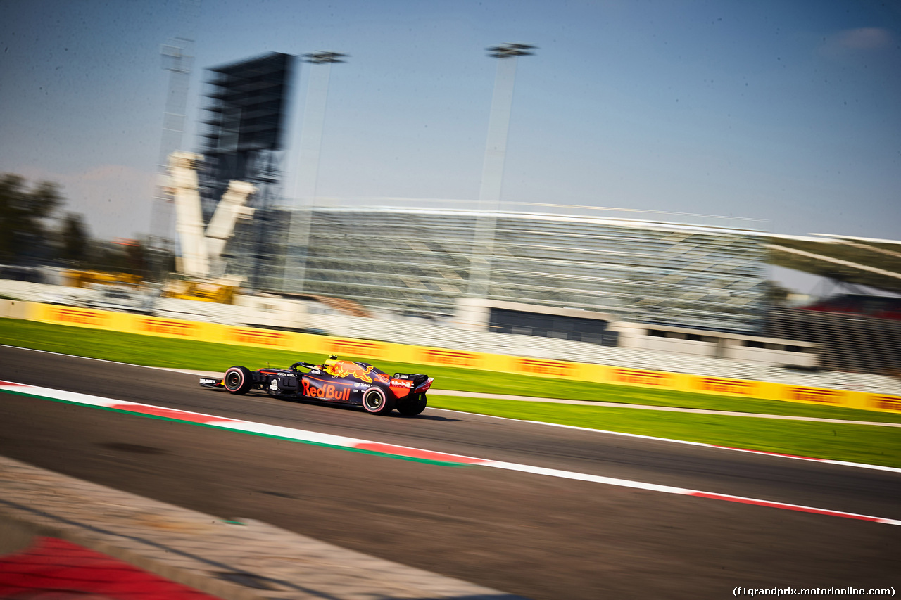 GP MESSICO, 26.10.2018 - Prove Libere 1, Max Verstappen (NED) Red Bull Racing RB14