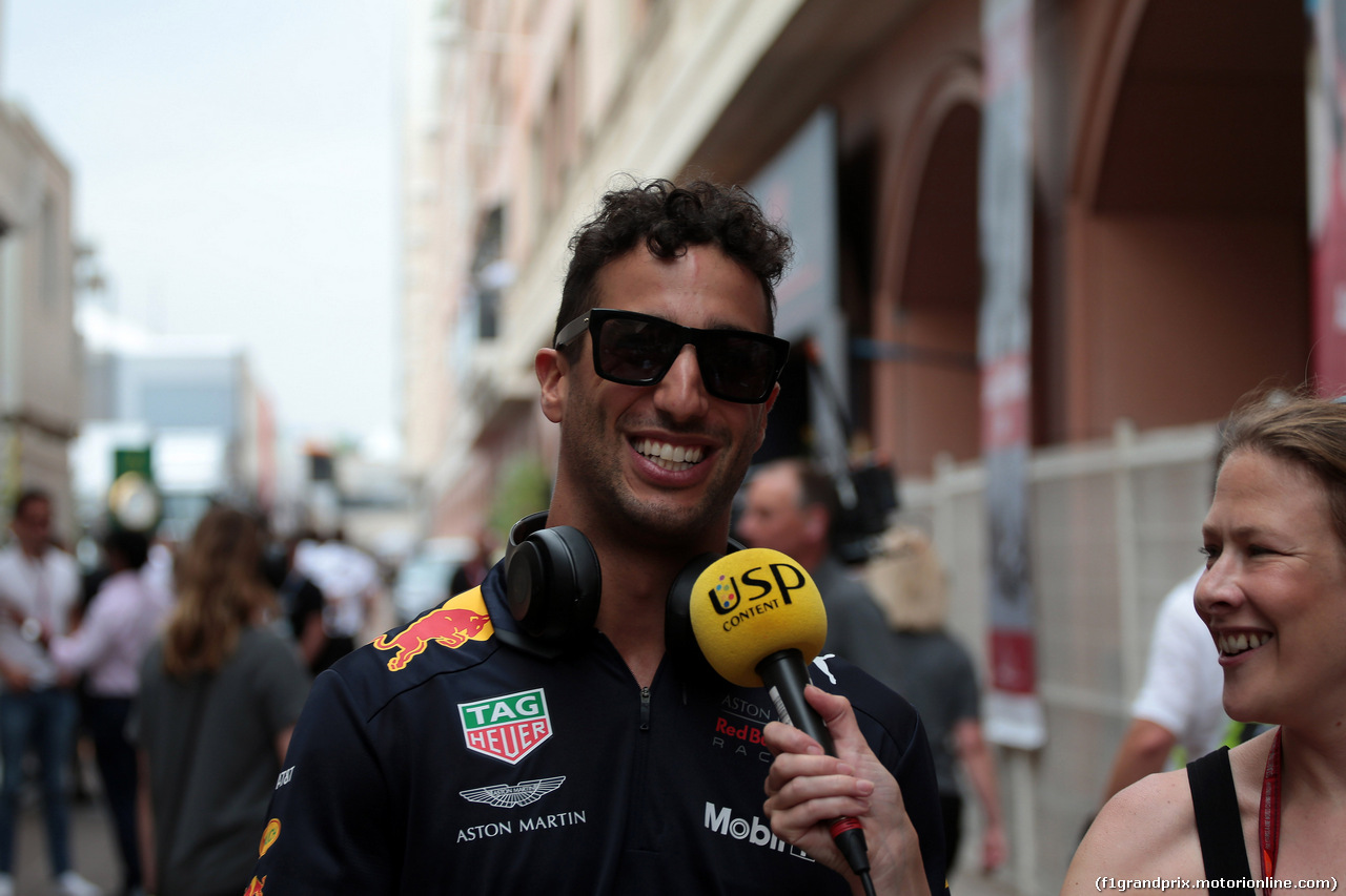 GP MONACO, 27.05.2018 - Daniel Ricciardo (AUS) Red Bull Racing RB14