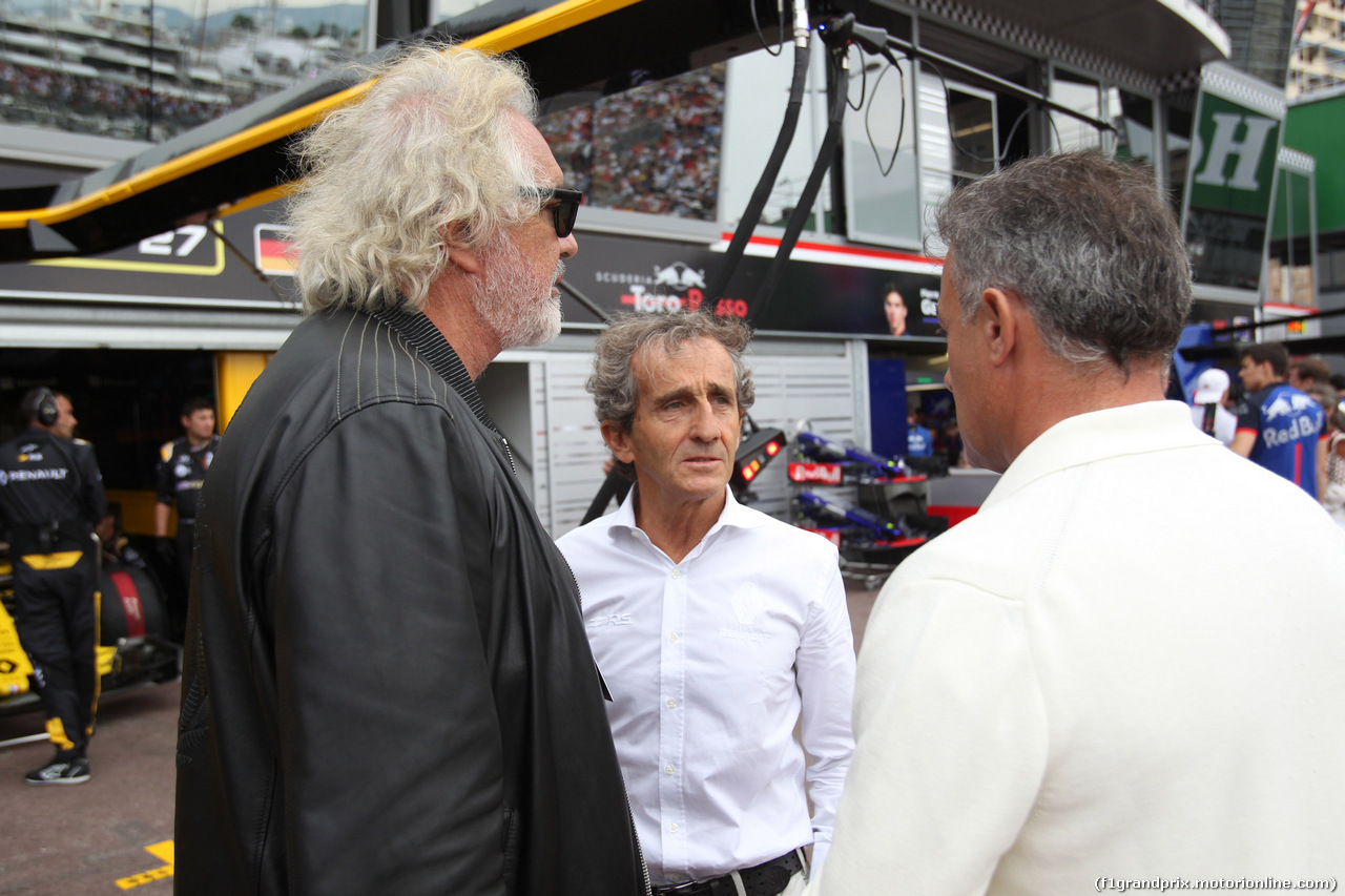 GP MONACO, 27.05.2018 - Gara, Flavio Briatore (ITA) e Alain Prost (FRA) Renault Sport F1 Team Special Advisor