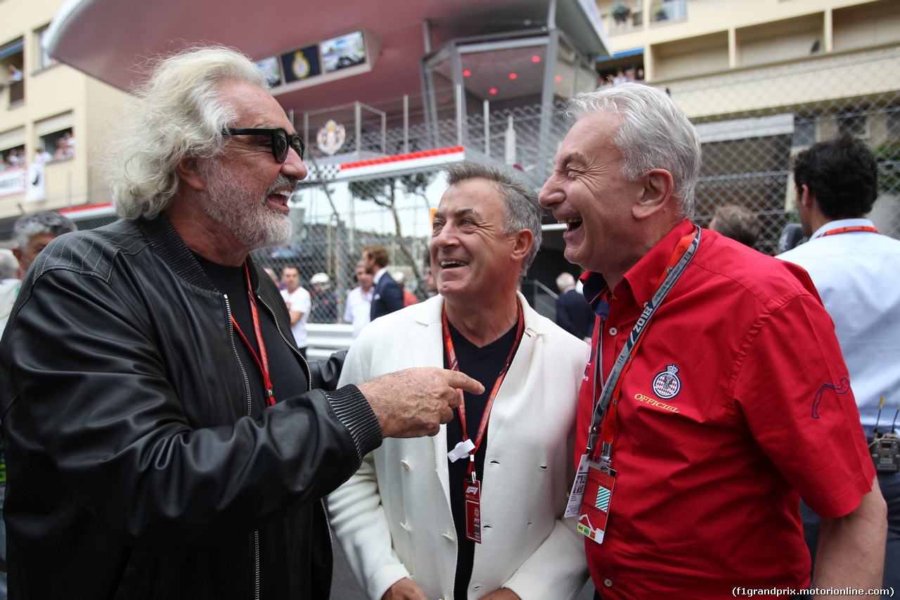 GP MONACO, 27.05.2018 - Gara, Flavio Briatore (ITA) e Jean Alesi (FRA)