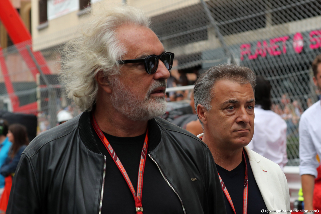 GP MONACO, 27.05.2018 - Gara, Flavio Briatore (ITA) e Jean Alesi (FRA)