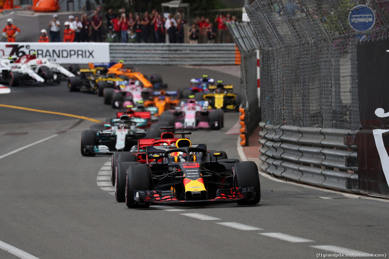 GP MONACO, 27.05.2018 - Gara, Start of the race