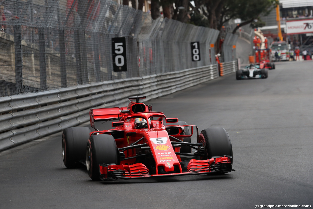 GP MONACO, 27.05.2018 - Gara, Sebastian Vettel (GER) Ferrari SF71H