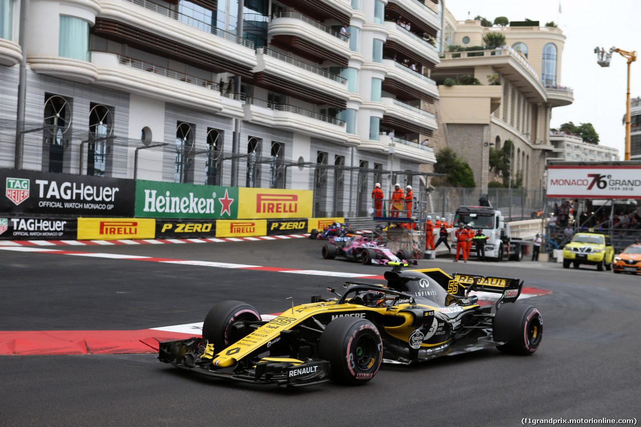 GP MONACO, 27.05.2018 - Gara, Carlos Sainz Jr (ESP) Renault Sport F1 Team RS18