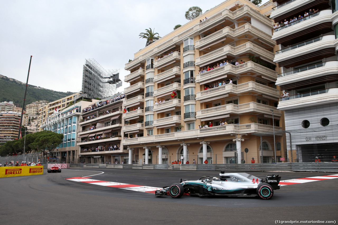 GP MONACO, 27.05.2018 - Gara, Lewis Hamilton (GBR) Mercedes AMG F1 W09