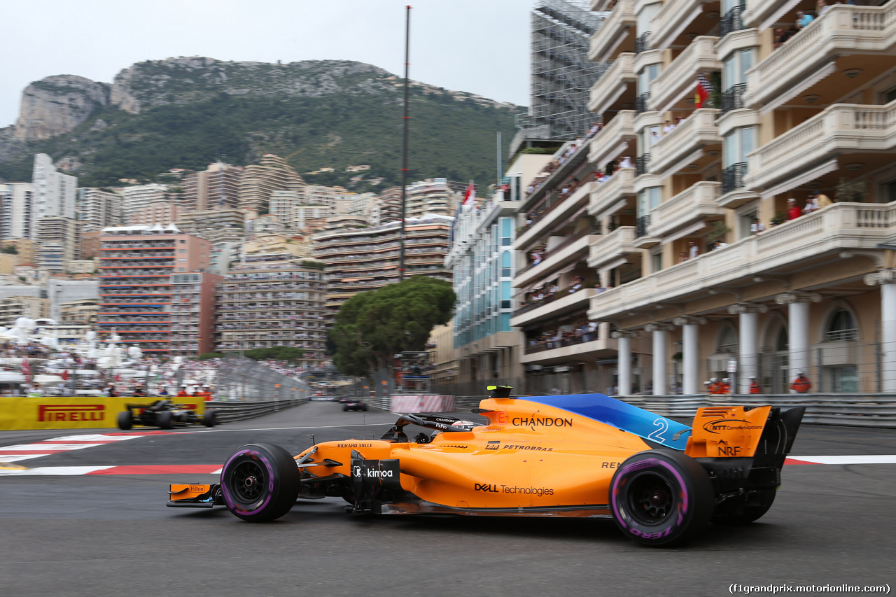 GP MONACO, 27.05.2018 - Gara, Stoffel Vandoorne (BEL) McLaren MCL33