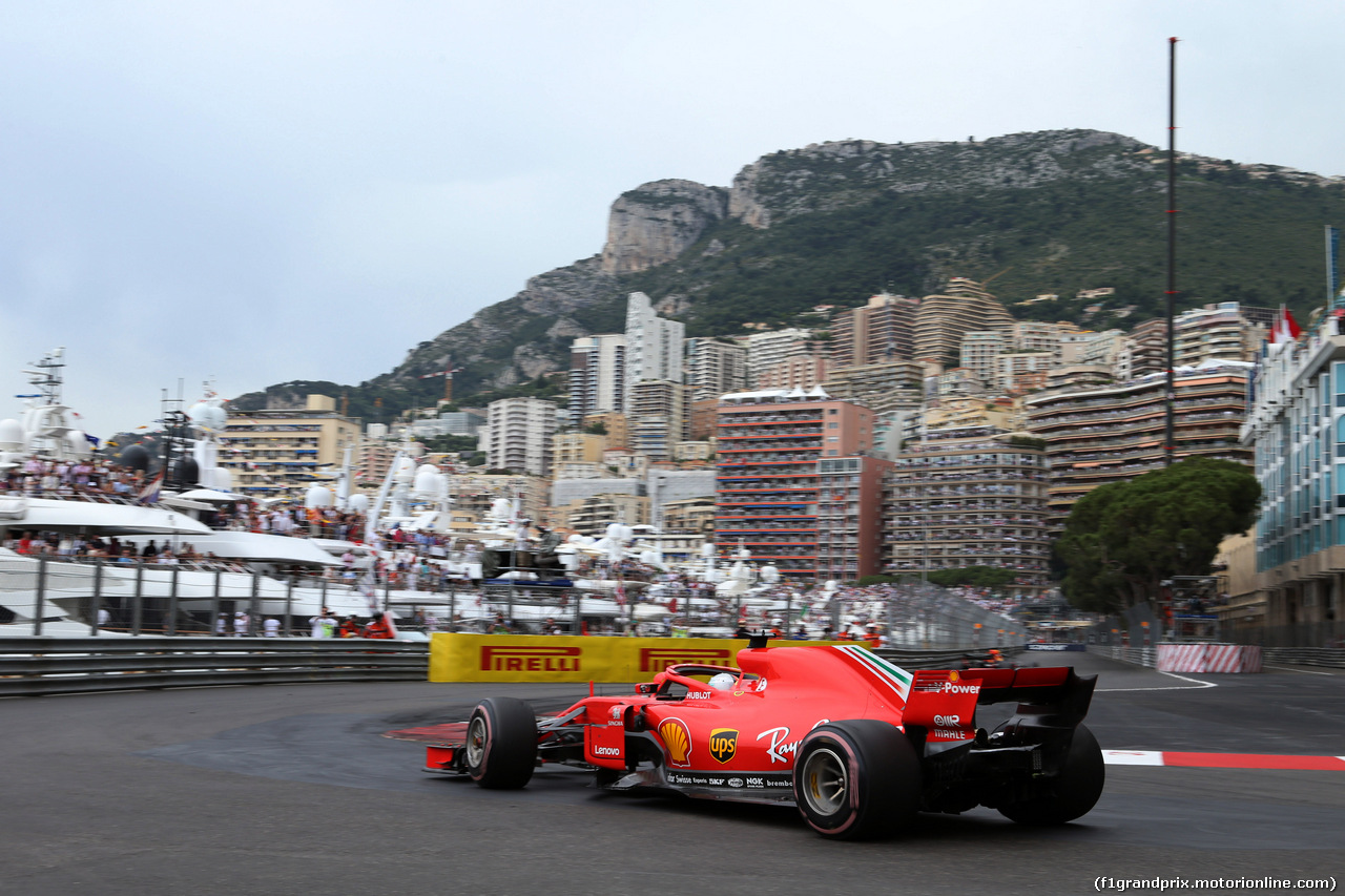 GP MONACO, 27.05.2018 - Gara, Sebastian Vettel (GER) Ferrari SF71H