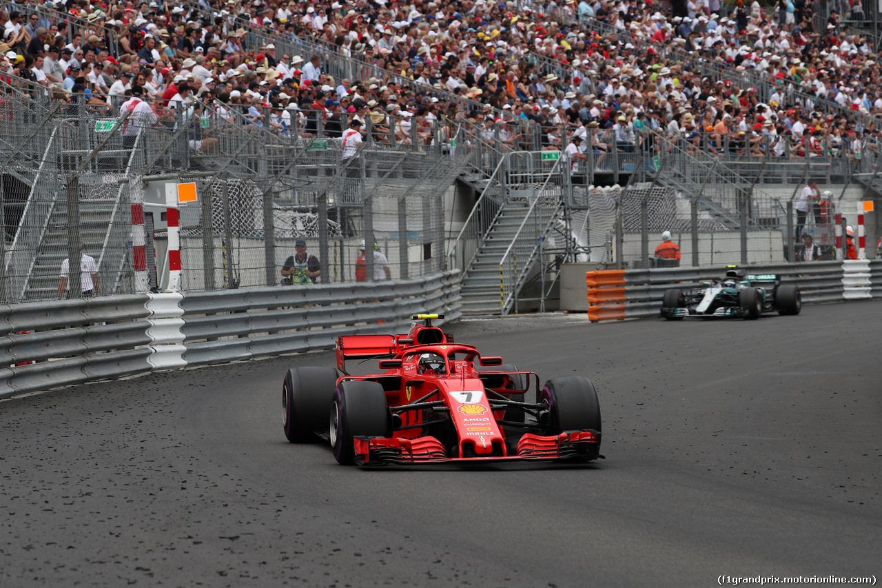 GP MONACO, 27.05.2018 - Gara, Kimi Raikkonen (FIN) Ferrari SF71H