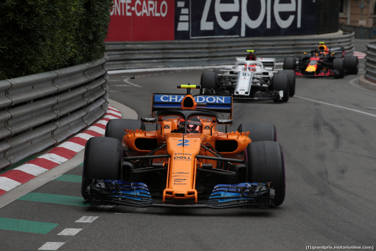 GP MONACO, 27.05.2018 - Gara, Stoffel Vandoorne (BEL) McLaren MCL33