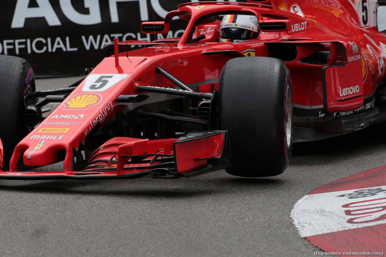 GP MONACO, 27.05.2018 - Gara, Sebastian Vettel (GER) Ferrari SF71H