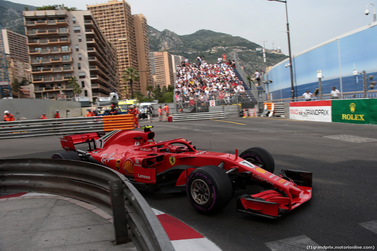 GP MONACO, 27.05.2018 - Gara, Kimi Raikkonen (FIN) Ferrari SF71H