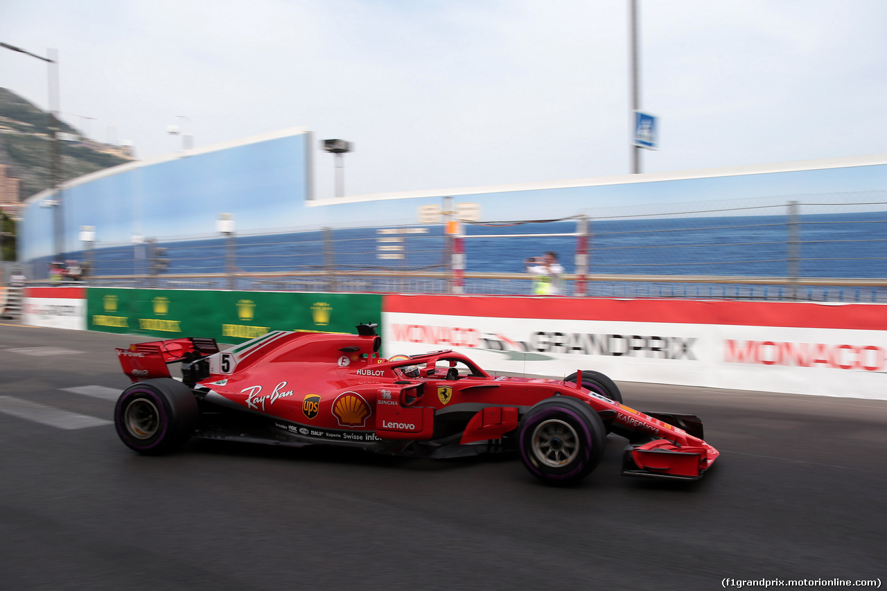 GP MONACO, 27.05.2018 - Gara, Sebastian Vettel (GER) Ferrari SF71H