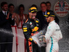 GP MONACO, 27.05.2018 - Gara, Daniel Ricciardo (AUS) Red Bull Racing RB14 vincitore e 3rd place Lewis Hamilton (GBR) Mercedes AMG F1 W09