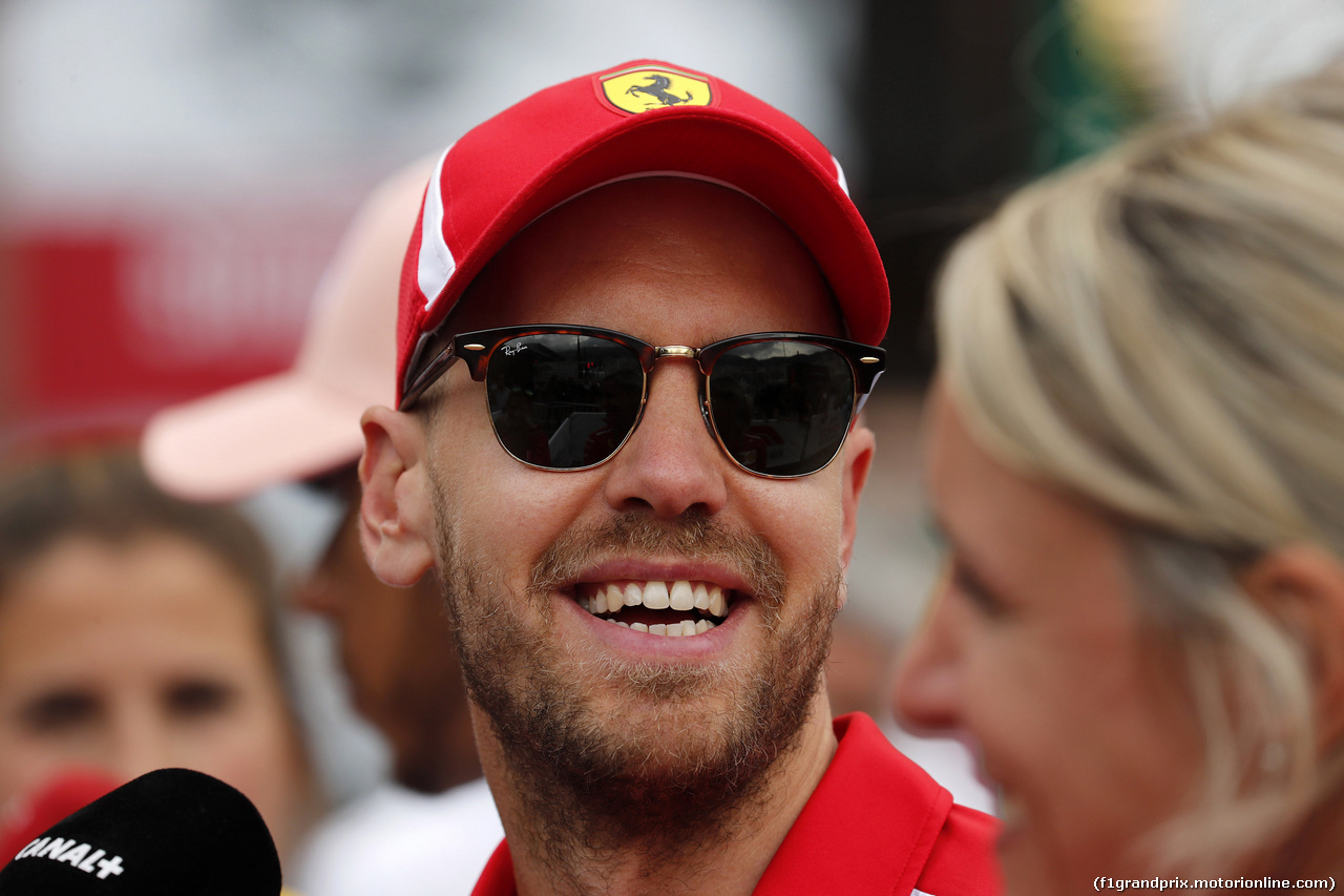 GP MONACO, 23.05.2018 - Sebastian Vettel (GER) Ferrari SF71H