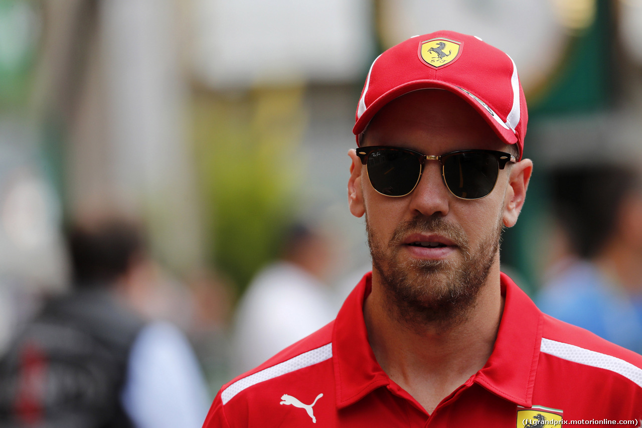 GP MONACO, 23.05.2018 - Sebastian Vettel (GER) Ferrari SF71H