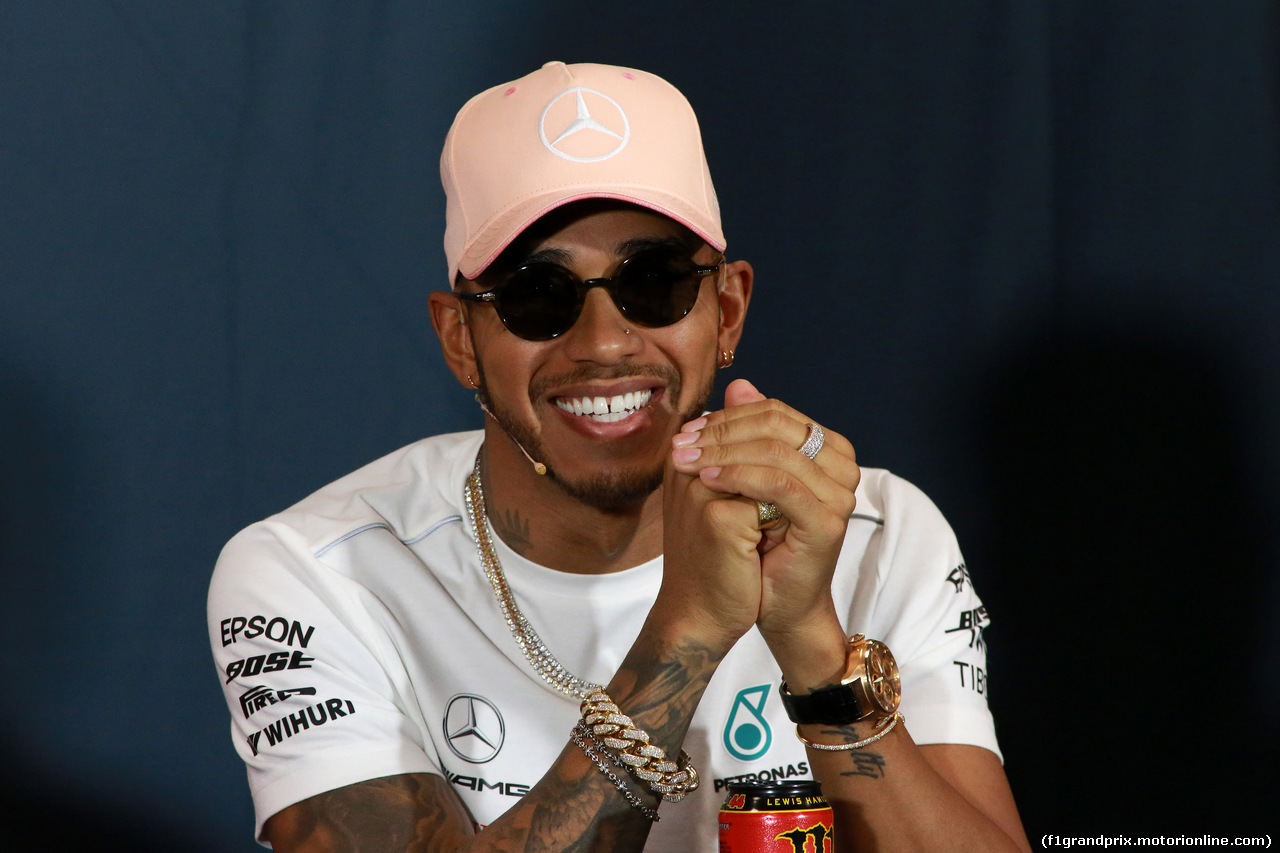 GP MONACO, 23.05.2018 - Conferenza Stampa, Lewis Hamilton (GBR) Mercedes AMG F1 W09