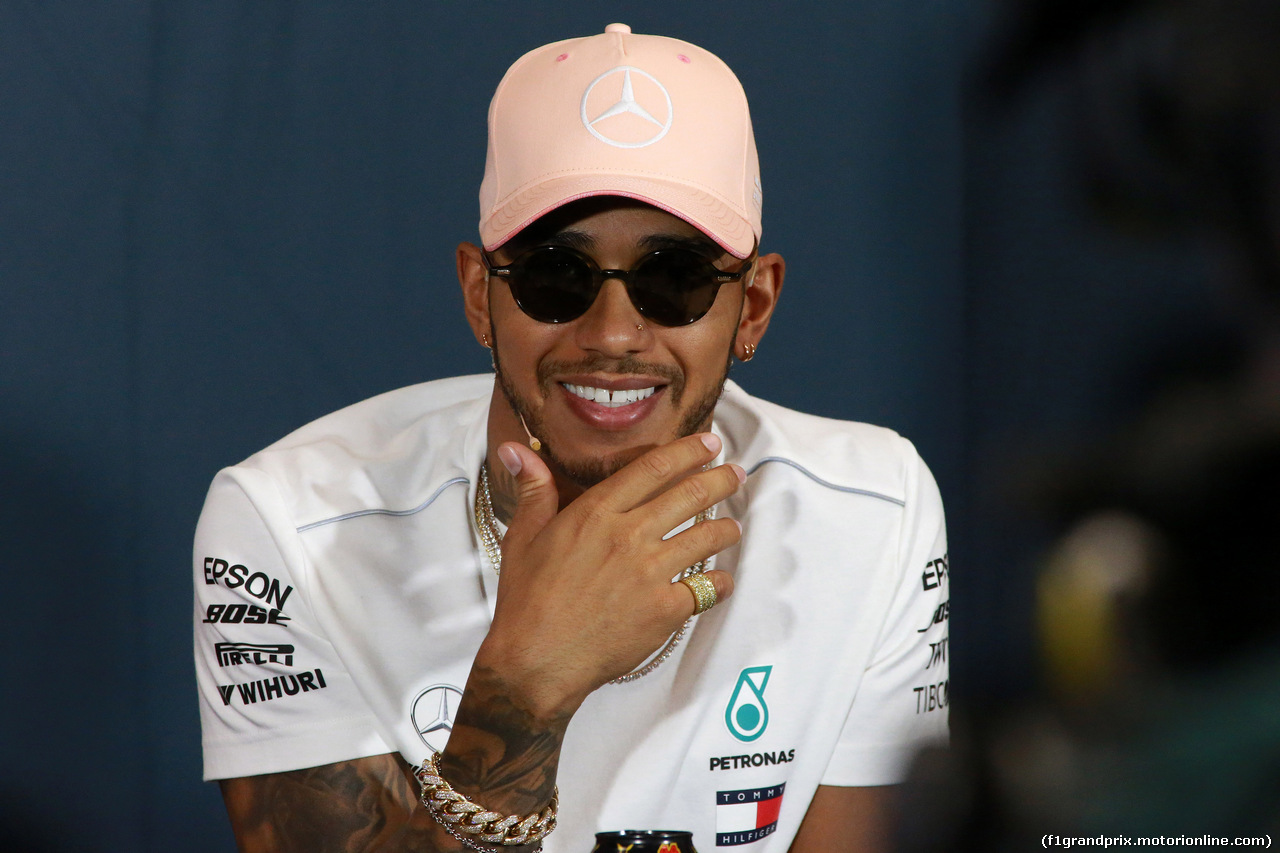 GP MONACO, 23.05.2018 - Conferenza Stampa, Lewis Hamilton (GBR) Mercedes AMG F1 W09