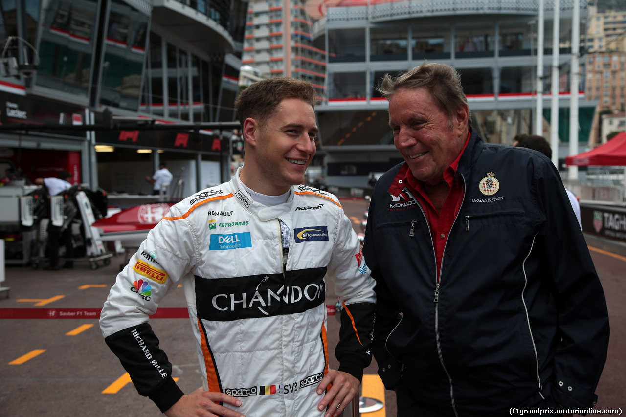 GP MONACO, 23.05.2018 - Stoffel Vandoorne (BEL) McLaren MCL33 e Michel Boeri, President ACM