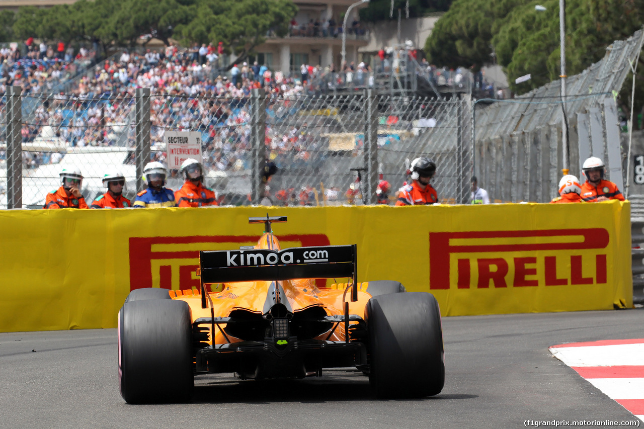 GP MONACO, 23.05.2018 - Prove Libere 1, Fernando Alonso (ESP) McLaren MCL33