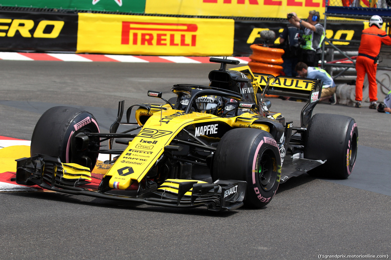 GP MONACO, 23.05.2018 - Prove Libere 1, Nico Hulkenberg (GER) Renault Sport F1 Team RS18