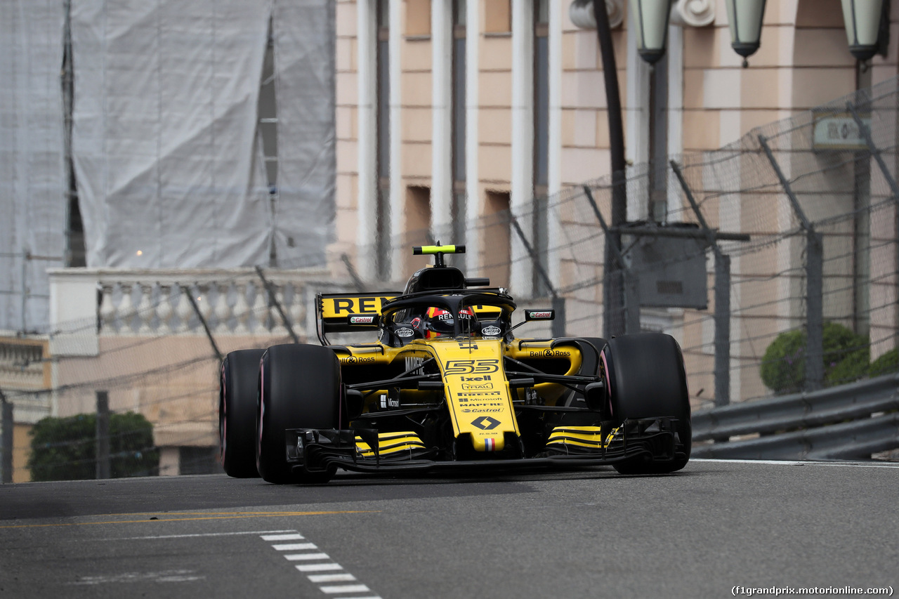 GP MONACO, 23.05.2018 - Prove Libere 1, Carlos Sainz Jr (ESP) Renault Sport F1 Team RS18