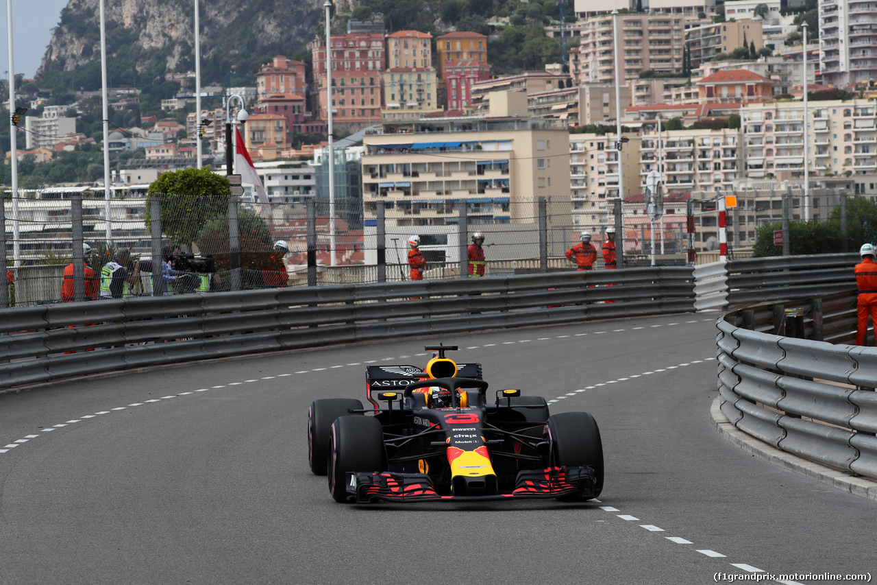 GP MONACO, 23.05.2018 - Prove Libere 1, Daniel Ricciardo (AUS) Red Bull Racing RB14