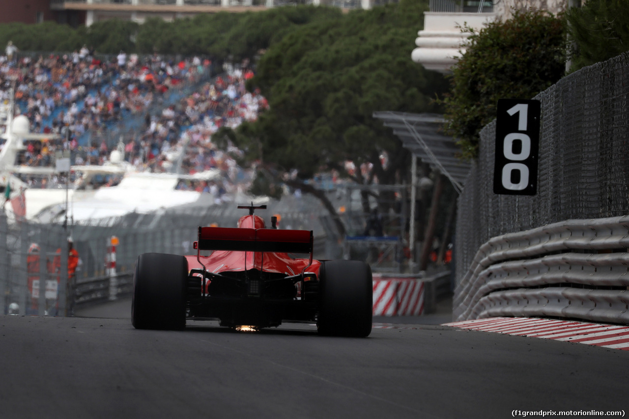 GP MONACO, 23.05.2018 - Prove Libere 1, Sebastian Vettel (GER) Ferrari SF71H