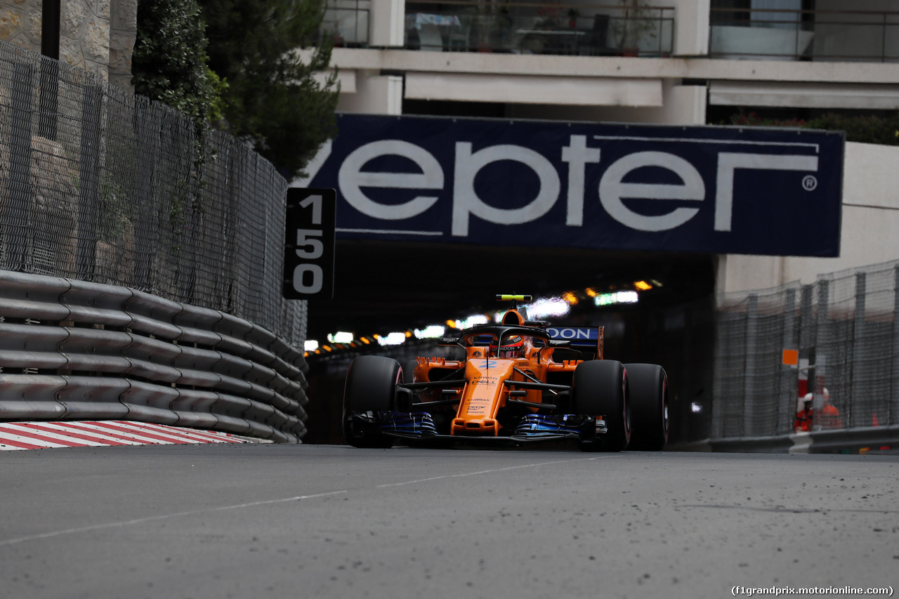 GP MONACO, 23.05.2018 - Prove Libere 1, Stoffel Vandoorne (BEL) McLaren MCL33