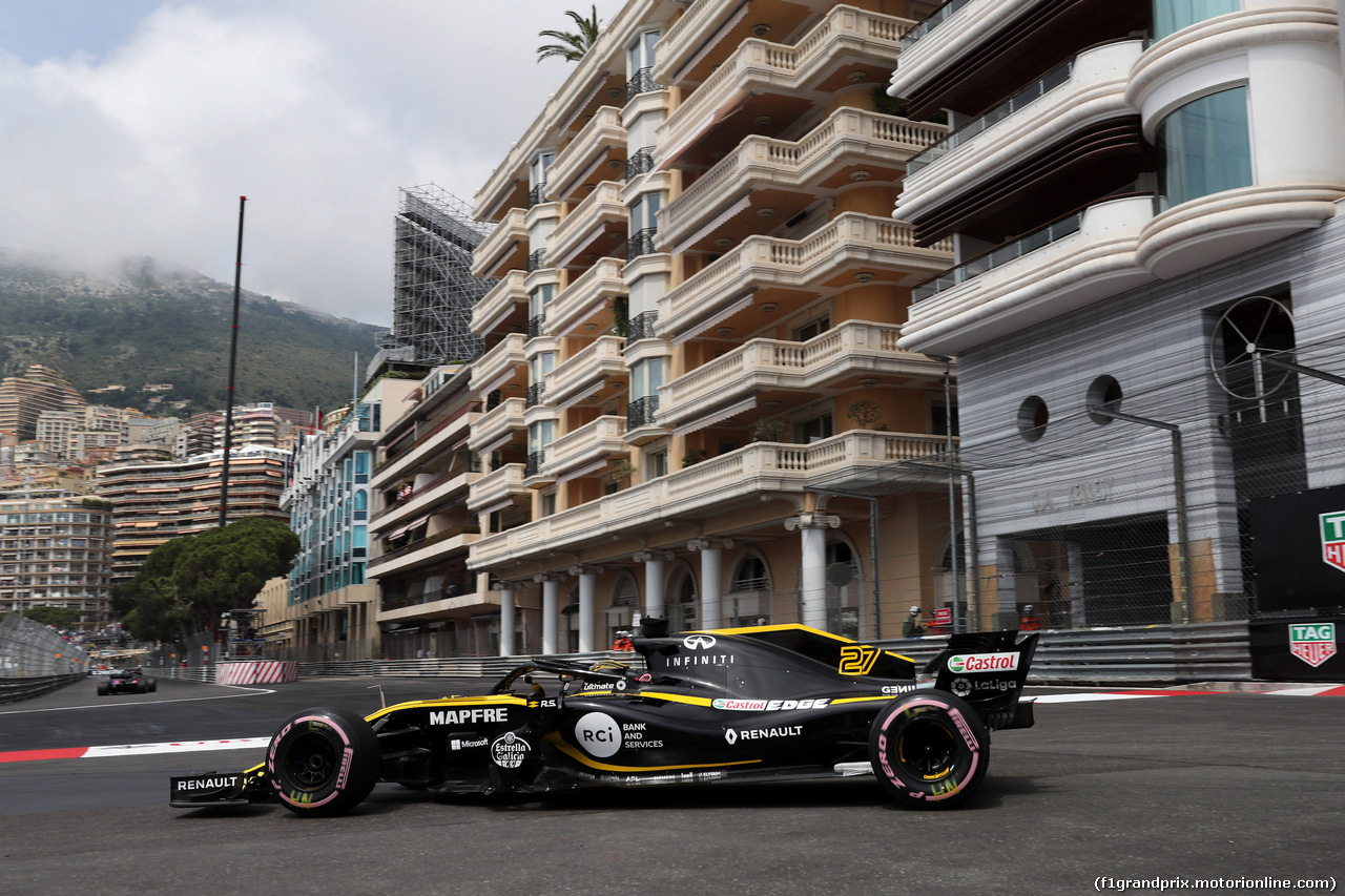 GP MONACO, 23.05.2018 - Prove Libere 1, Nico Hulkenberg (GER) Renault Sport F1 Team RS18