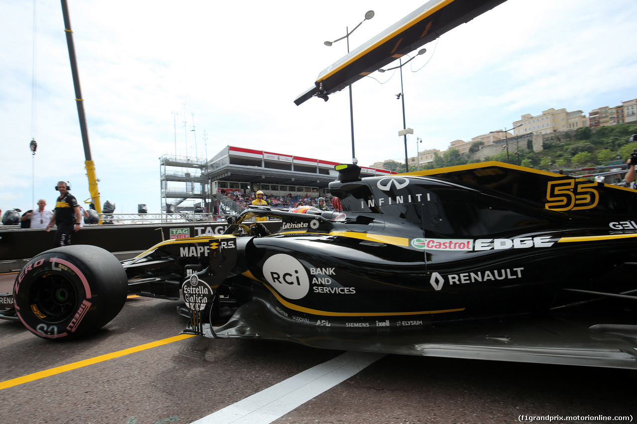 GP MONACO, 23.05.2018 - Prove Libere 1, Carlos Sainz Jr (ESP) Renault Sport F1 Team RS18