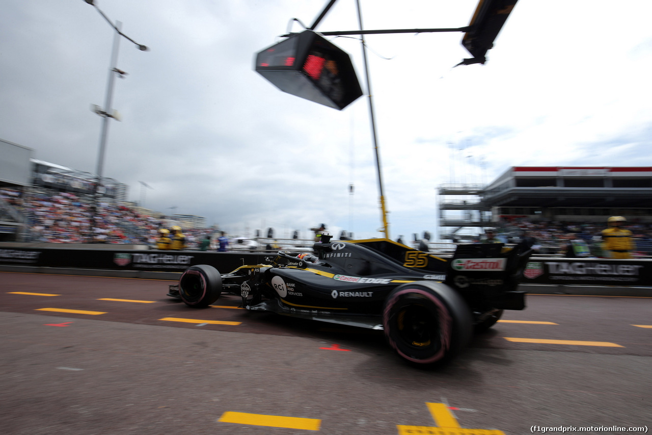 GP MONACO, 23.05.2018 - Prove Libere 1, Carlos Sainz Jr (ESP) Renault Sport F1 Team RS18
