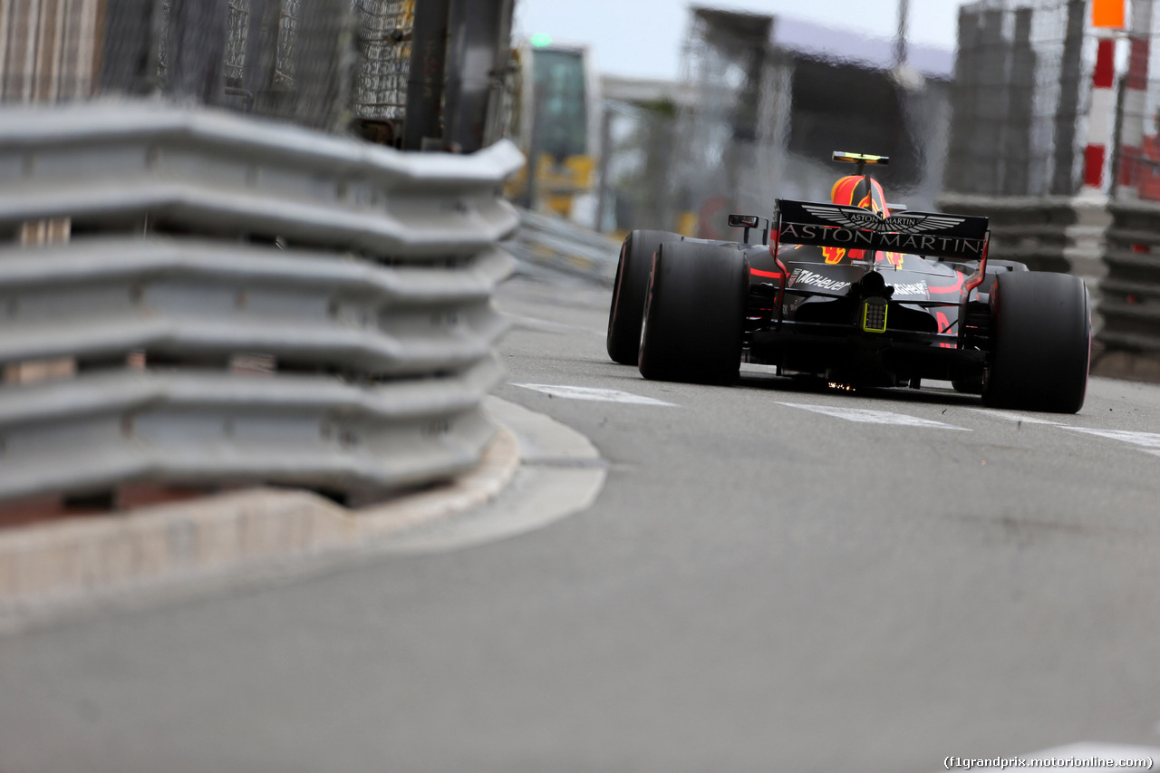 GP MONACO, 23.05.2018 - Prove Libere 1, Max Verstappen (NED) Red Bull Racing RB14