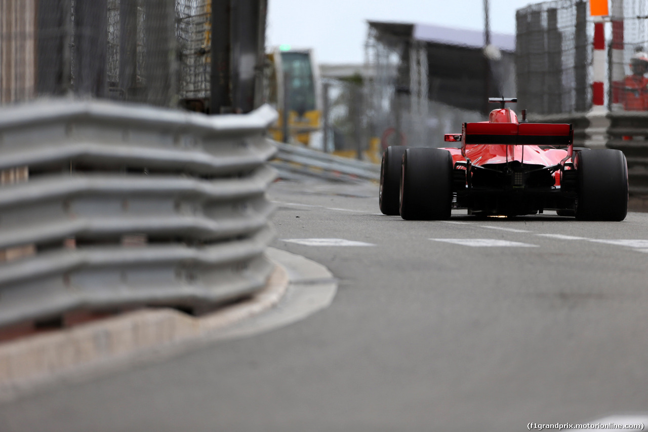 GP MONACO, 23.05.2018 - Prove Libere 1, Sebastian Vettel (GER) Ferrari SF71H