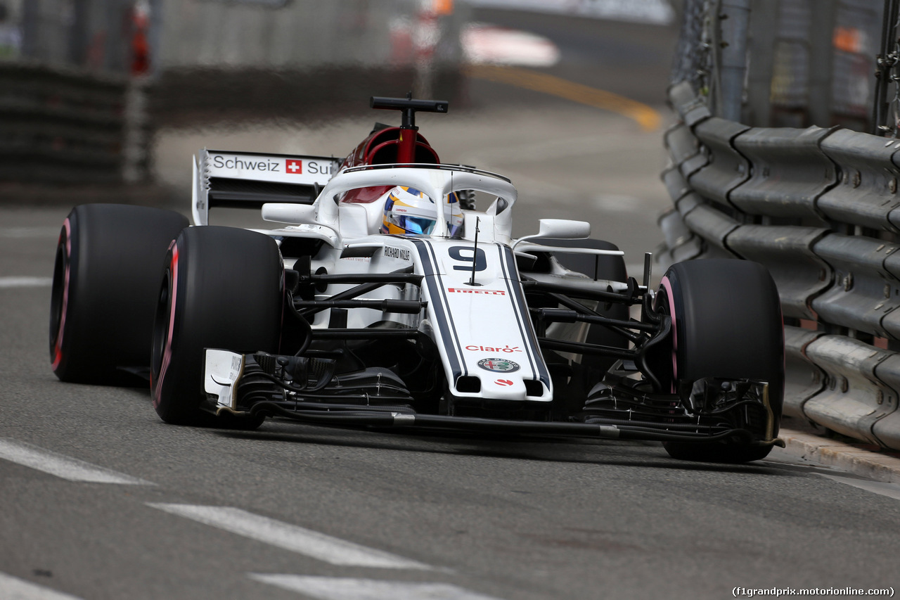 GP MONACO, 23.05.2018 - Prove Libere 1, Marcus Ericsson (SUE) Sauber C37