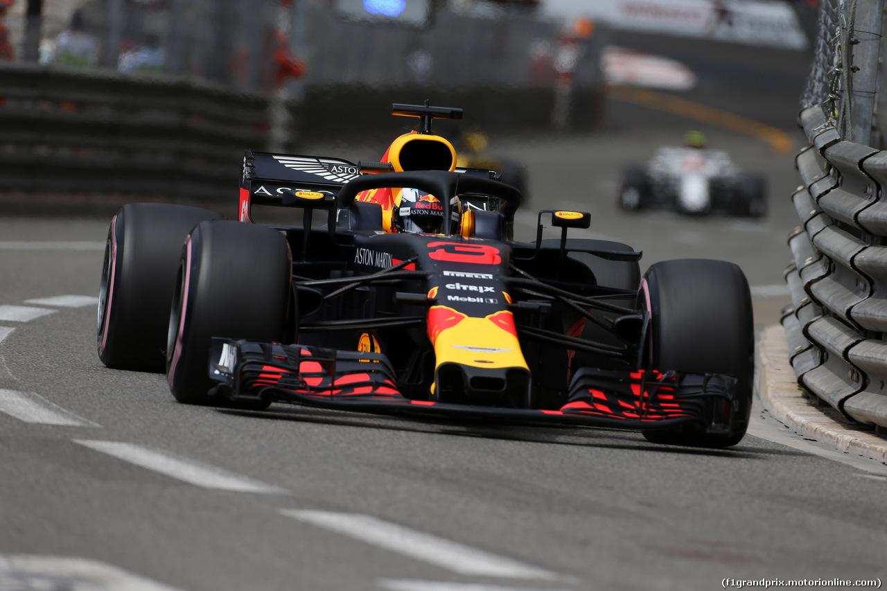 GP MONACO, 23.05.2018 - Prove Libere 1, Daniel Ricciardo (AUS) Red Bull Racing RB14