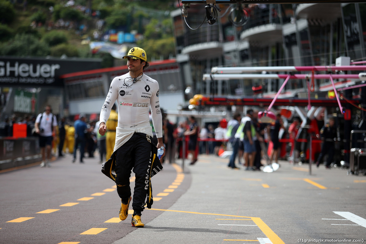 GP MONACO, 23.05.2018 - Prove Libere 1, Carlos Sainz Jr (ESP) Renault Sport F1 Team RS18