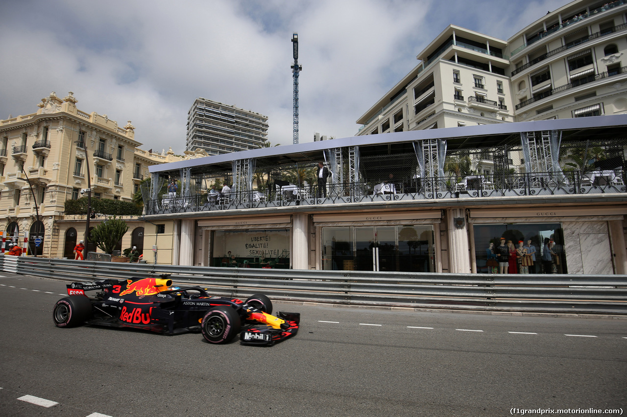 GP MONACO, 23.05.2018 - Prove Libere 1, Daniel Ricciardo (AUS) Red Bull Racing RB14