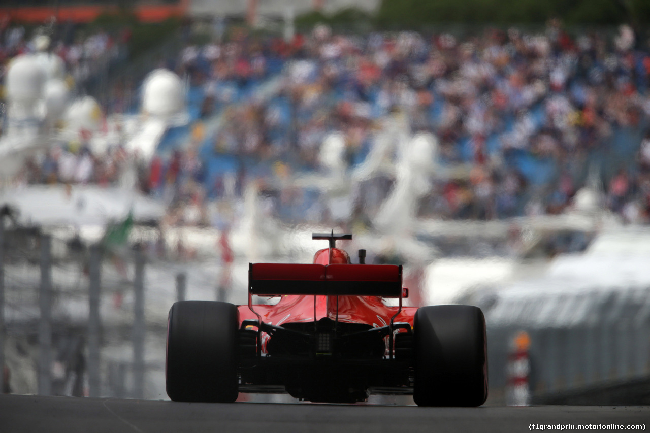 GP MONACO, 24.05.2018 - Prove Libere 1, Sebastian Vettel (GER) Ferrari SF71H