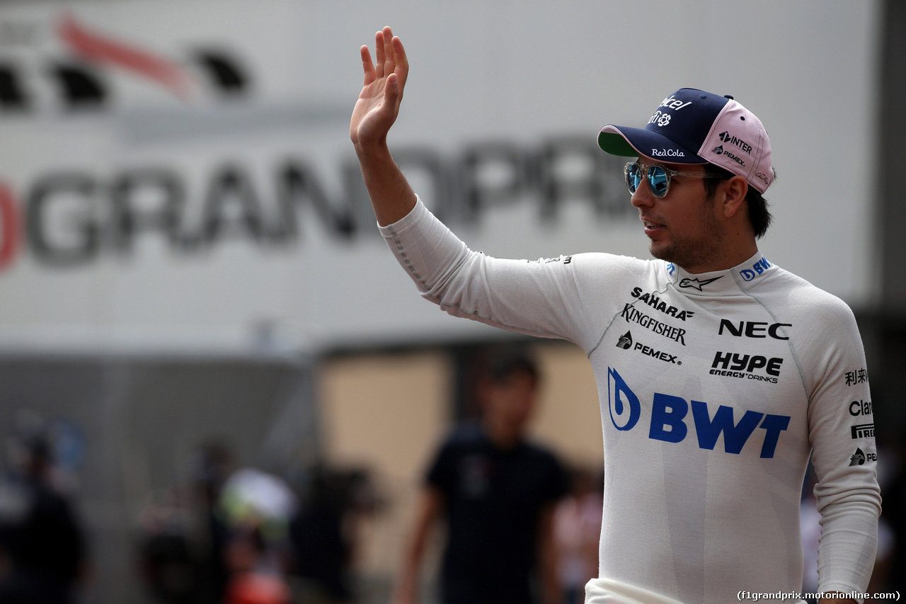 GP MONACO, 24.05.2018 - Prove Libere 1, Sergio Perez (MEX) Sahara Force India F1 VJM011