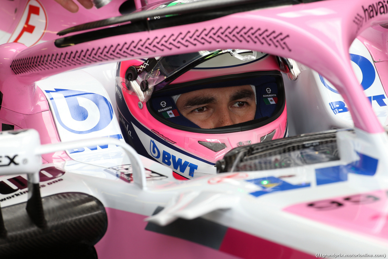 GP MONACO, 24.05.2018 - Prove Libere 1, Sergio Perez (MEX) Sahara Force India F1 VJM011