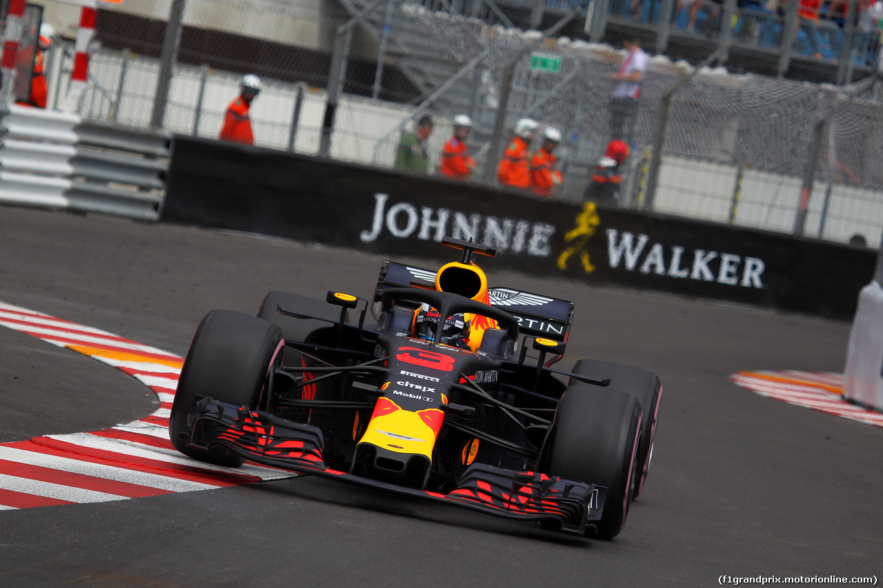 GP MONACO, 24.05.2018 - Prove Libere 1, Daniel Ricciardo (AUS) Red Bull Racing RB14