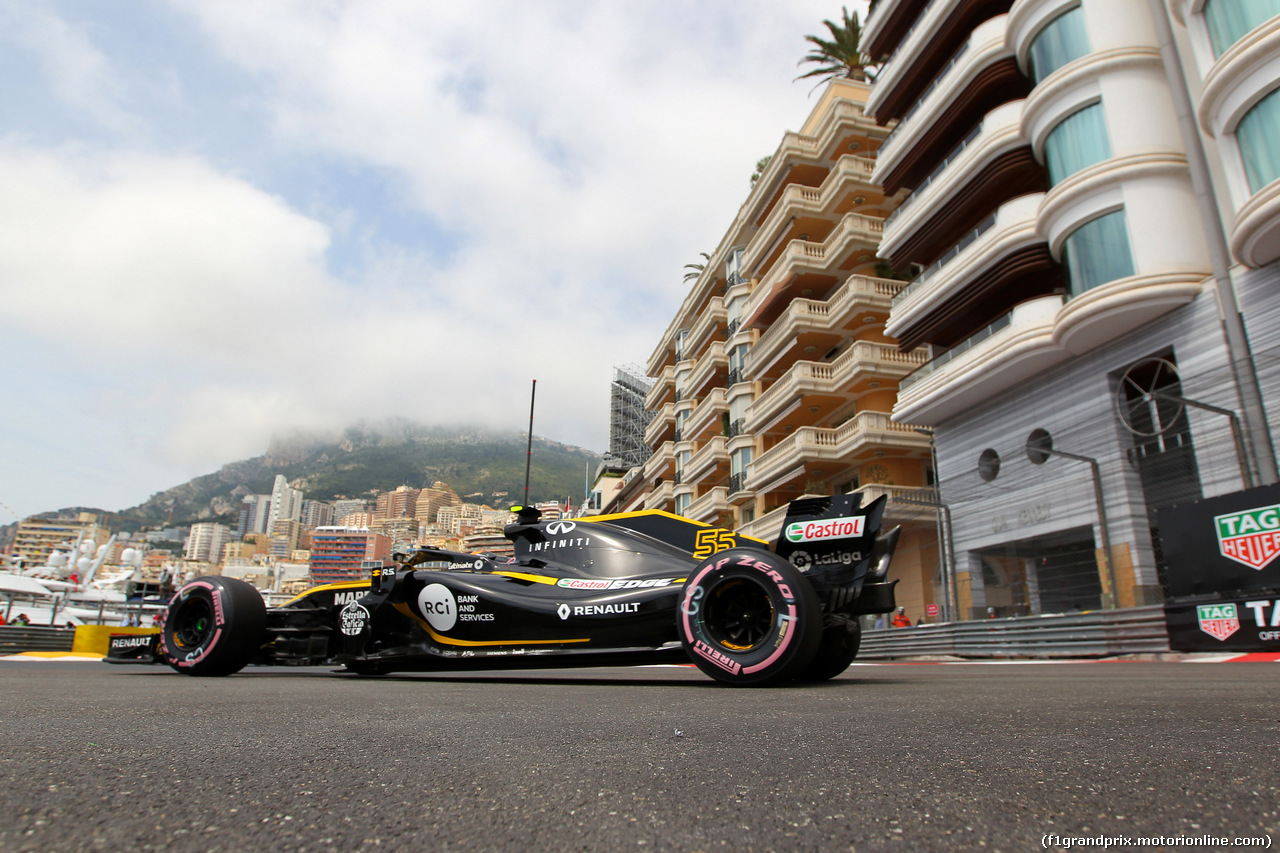 GP MONACO, 24.05.2018 - Prove Libere 1, Carlos Sainz Jr (ESP) Renault Sport F1 Team RS18