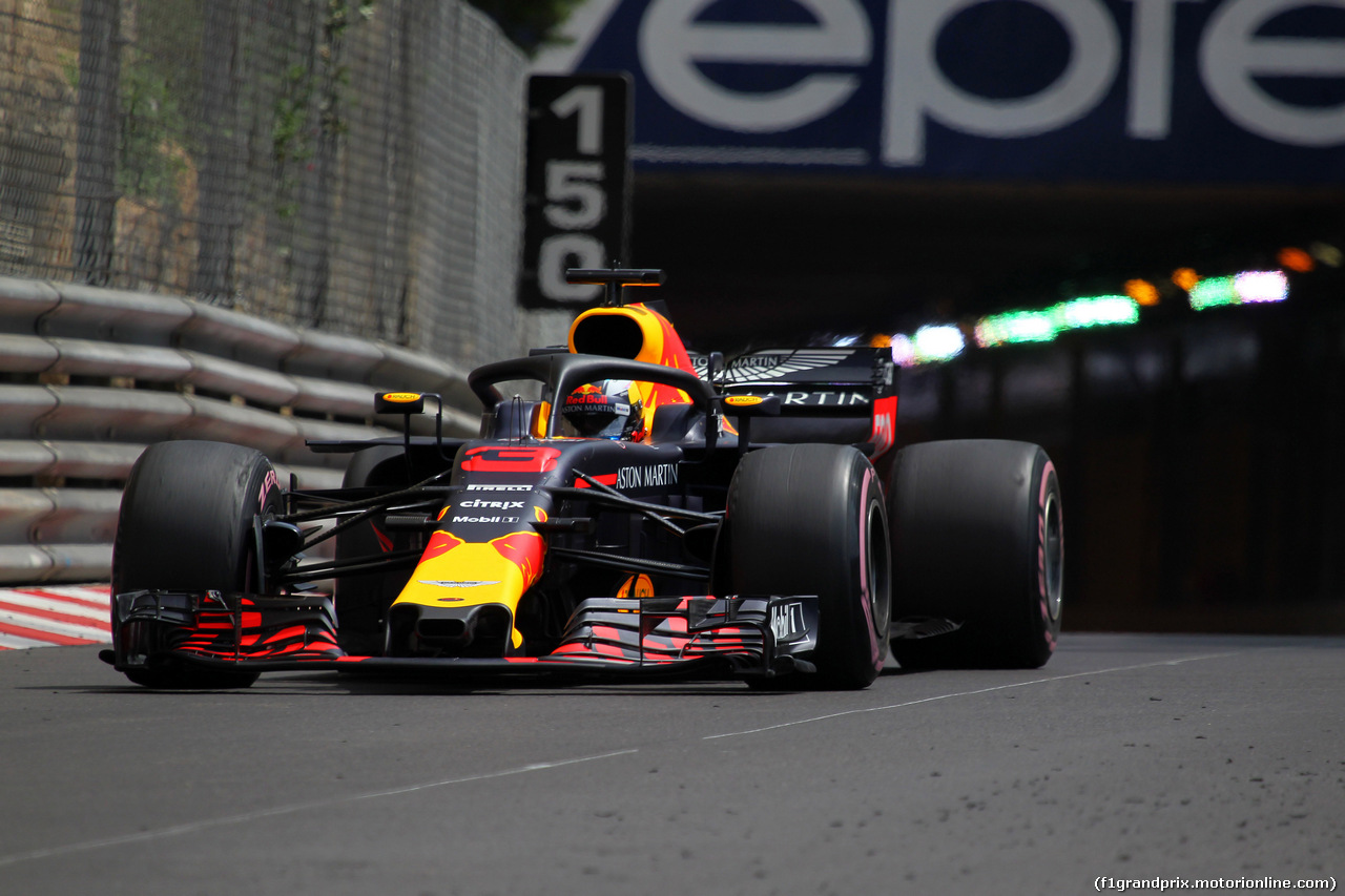 GP MONACO, 24.05.2018 - Prove Libere 1, Daniel Ricciardo (AUS) Red Bull Racing RB14