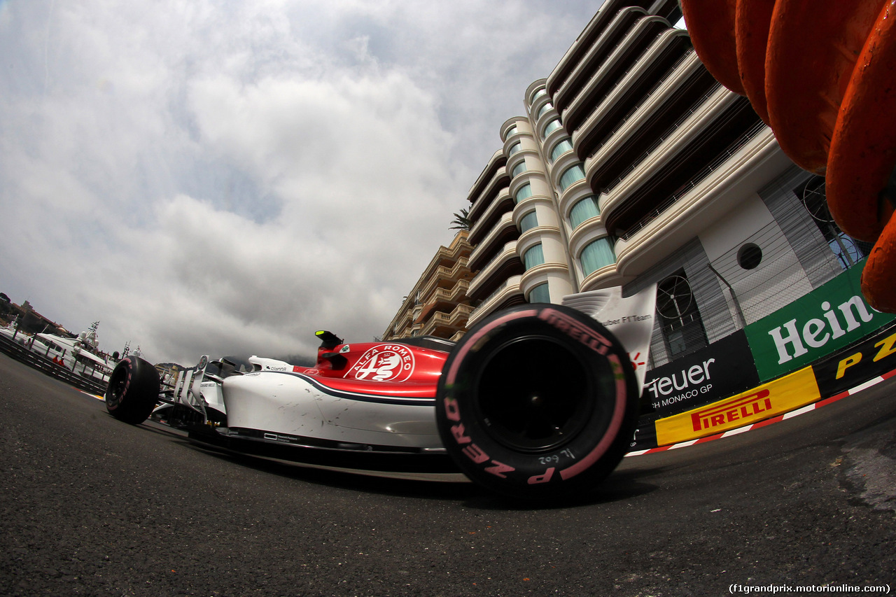 GP MONACO, 24.05.2018 - Prove Libere 1, Charles Leclerc (MON) Sauber C37